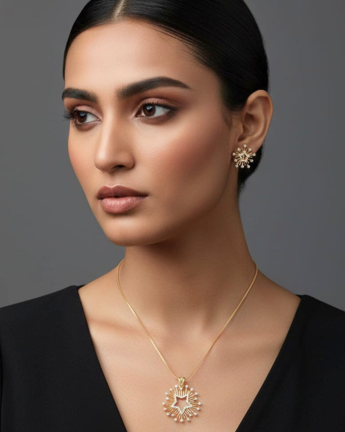 The Zevarly Aarvika Everyday Chic Pendant Set — Your New Daily Essential