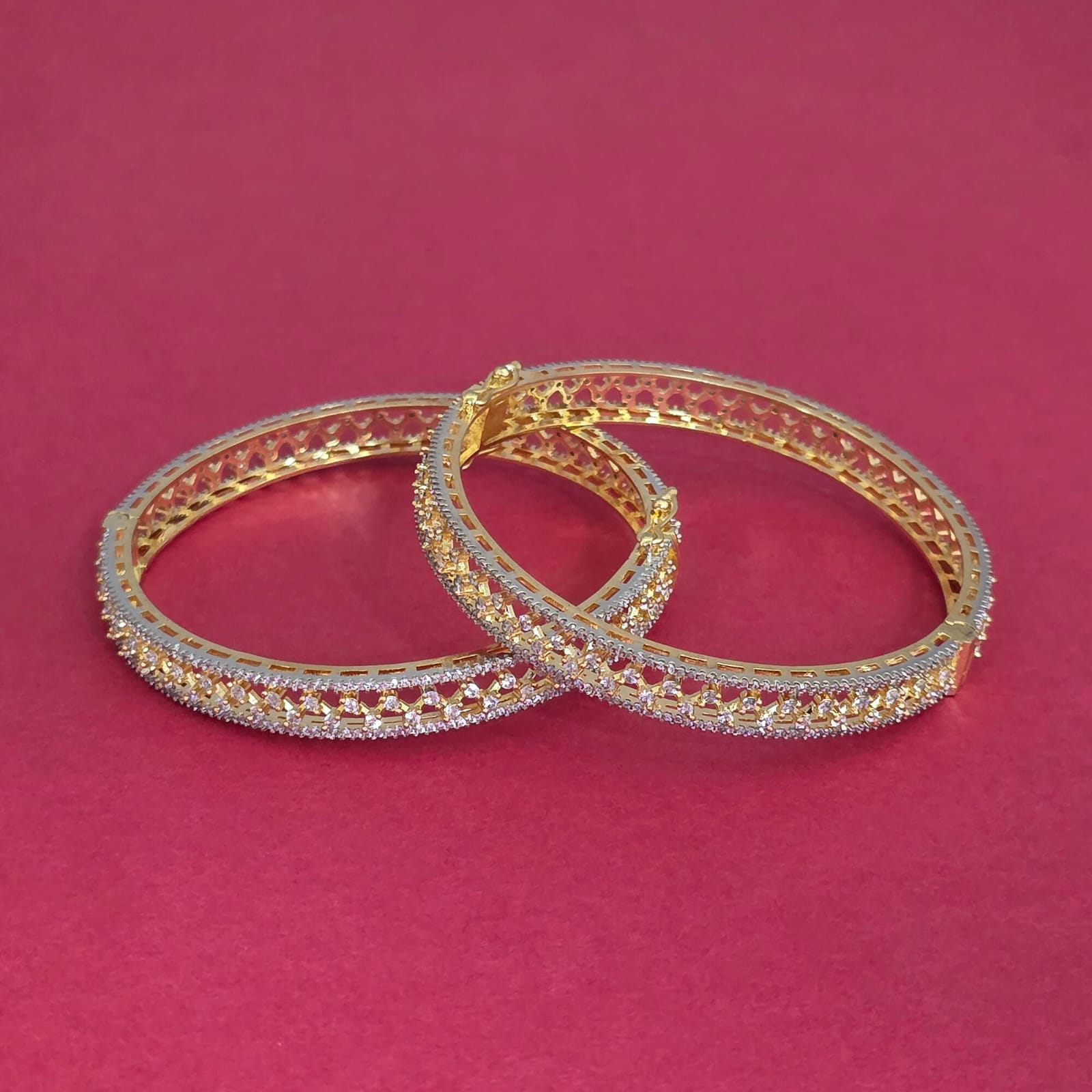 CZ Studded Gold Plated Bangles: A Complete Buying Guide for Brides & Festive Wear