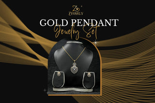 Gold Pendant Set Design Graphics