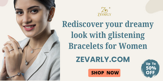 A woman wearing a beautiful bracelet encourages you to explore your dream style with stunning Zevarly bracelets designed for women.