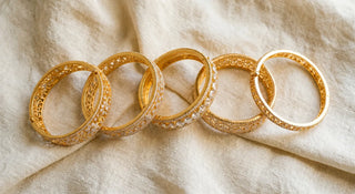 Best bangles under ₹1000 — anti-tarnish gold plated AD bangle sets | Zevarly