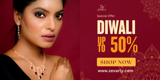 Diwali Offer 2025 Model with Zevarly Jewelry