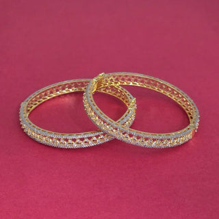 CZ Studded Gold Plated Bangles: A Complete Buying Guide for Brides & Festive Wear