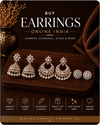 Earrings | Gold Plated Earrings for Every Style & Occasion | Zevarly