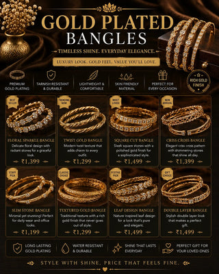 Gold Plated Bangles