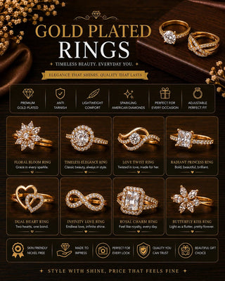 Gold Plated Rings