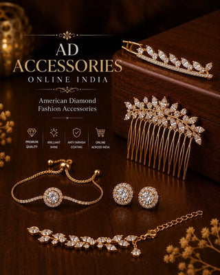 AD Accessories Online India | American Diamond Fashion Acc – Zevarly