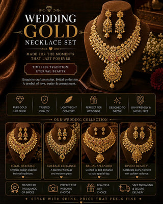 Wedding Gold Necklace Design