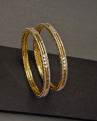 Zevarly Vandana AD Bangles Set