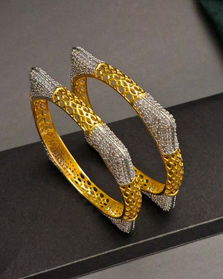 Zevarly Ishita American Diamond Bangles