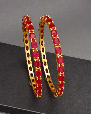 Zevarly Jivikia American Diamond Bangles