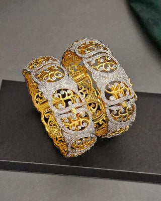 Zevarly Gayatri Antique Bangles