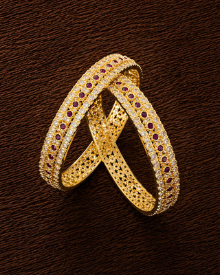 Zevarly Ojasvi AD Bangles