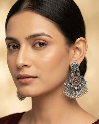Jodha Royal Oxidised Earrings - Padmavat