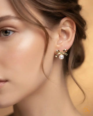 Anti Tarnish Polished Gold Stud - Qiana