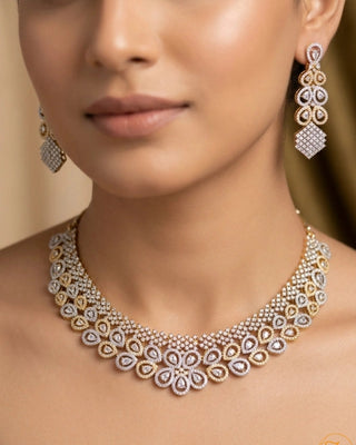 Heavy Wedding wear Gold Plated Necklace Set – Bahula