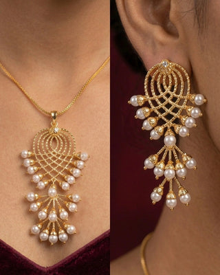 Traditional Ethnic Rajwadi Aarzoo Pendant Set