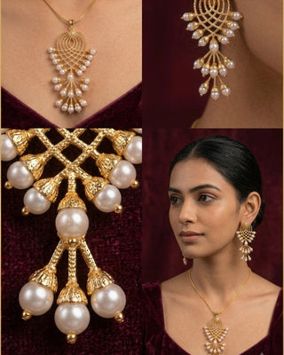 Traditional Ethnic Rajwadi Aarzoo Pendant Set