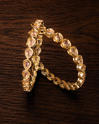 Zevarly Suhagan American Diamond Bangles
