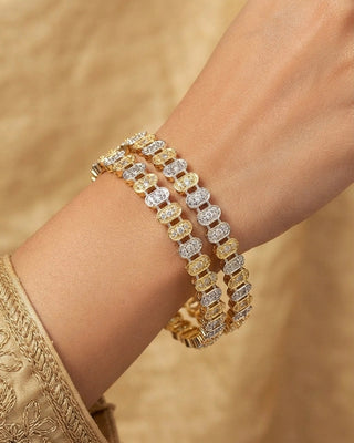 American Diamond Bangles - Kovika