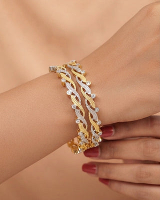 American Diamond Bangles - Priyo