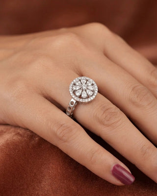 Designer AD Adjustable Ring - Gomti