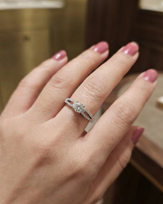 Solitare AD Adjustable Ring - Sahitya