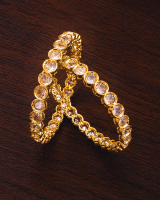 Zevarly Kanak AD Bangles Set