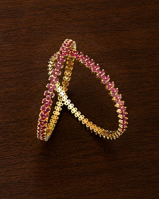 Zevarly Nayla American Diamond Bangles