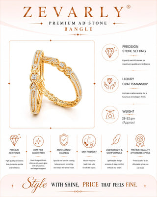 Zevarly Vanshika Ganga Jamuna Ad Bangles