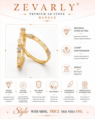 Zevarly Divya AD Bangles