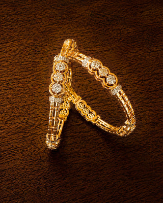 Zevarly Radhika American Diamond Bangles