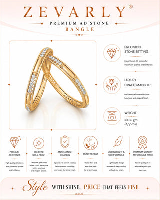 Zevarly Tarini AD Bangles