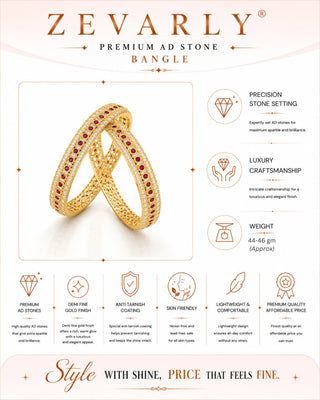 Zevarly Ojasvi AD Bangles