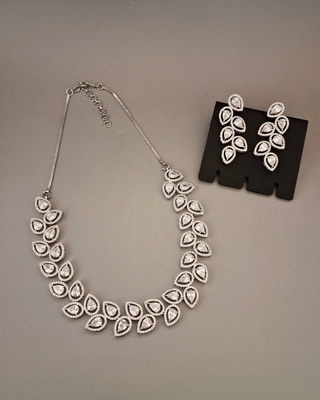 Zevarly Sara AD Necklace Set