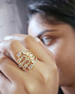 Abhilasha Fashionable Cocktail Ring - Zevarly