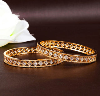 SRAVYA STYLISH AD PAIR BANGLES - Zevarly