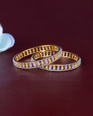 SHALVIKA AMERICAN DIAMOND BANGLES - Zevarly