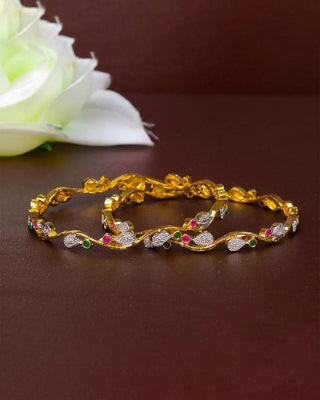 Biniana Fashionable AD Bangles - Zevarly