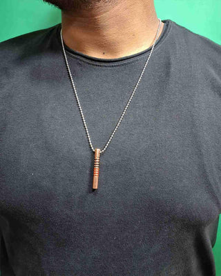Aman Locket with Chain - Mens Pendant | Main Product View | Buy Online India | Zevarly