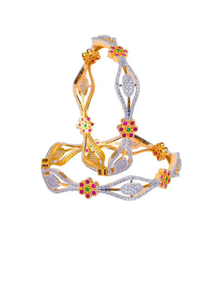 Zevarly Reha Sparkling Stone Bangles