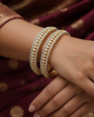 Anamika Fine Finish AD Kada - AD Bangles | Main Product View | Buy Online India | Zevarly