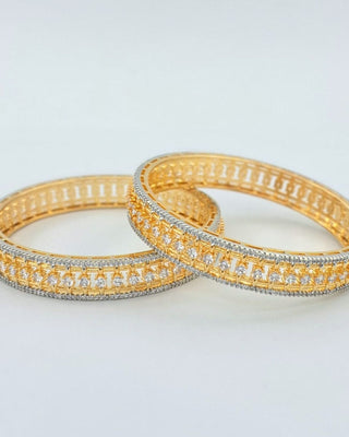 Anamika Fine Finish AD Kada - AD Bangles | Model Wearing View | Buy Online India | Zevarly