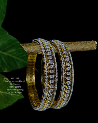 Anamika Fine Finish AD Kada - AD Bangles | Stone Detail View | Buy Online India | Zevarly