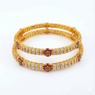 Zevarly Anjali American Diamond Bangles
