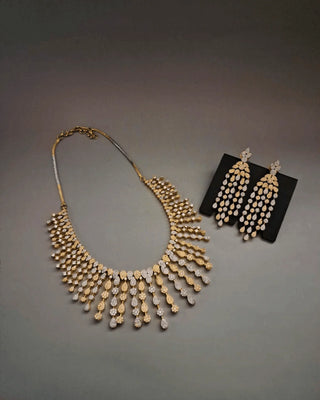 Zevarly Arna Luxury Heavy Necklace Set