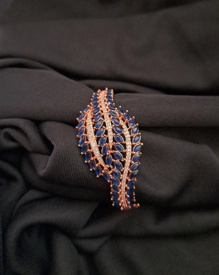 Sapphire Leaf AD Bracelet -Sangya