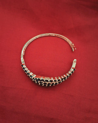 Sapphire Leaf AD Bracelet -Sangya