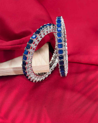 Ananya Sapphire Designer Bangle - Zevarly