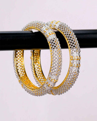 Bandini Cubic Zircon Bangles - Zevarly